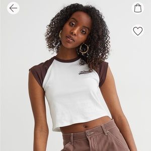 Printed crop top